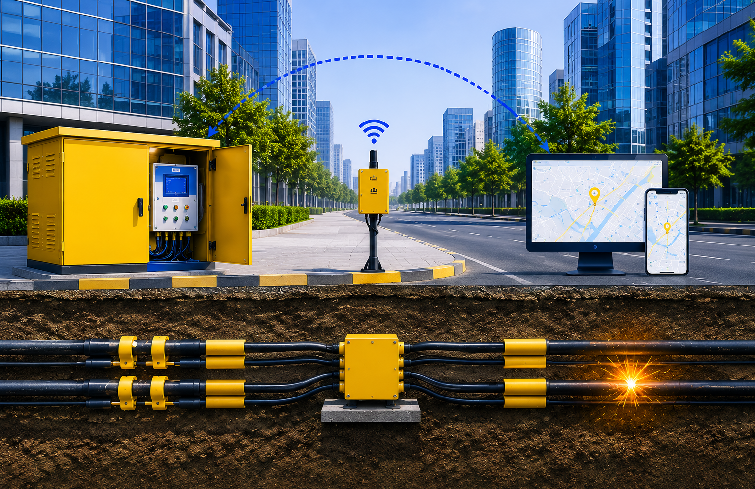 Underground Fault Detection Sysytem